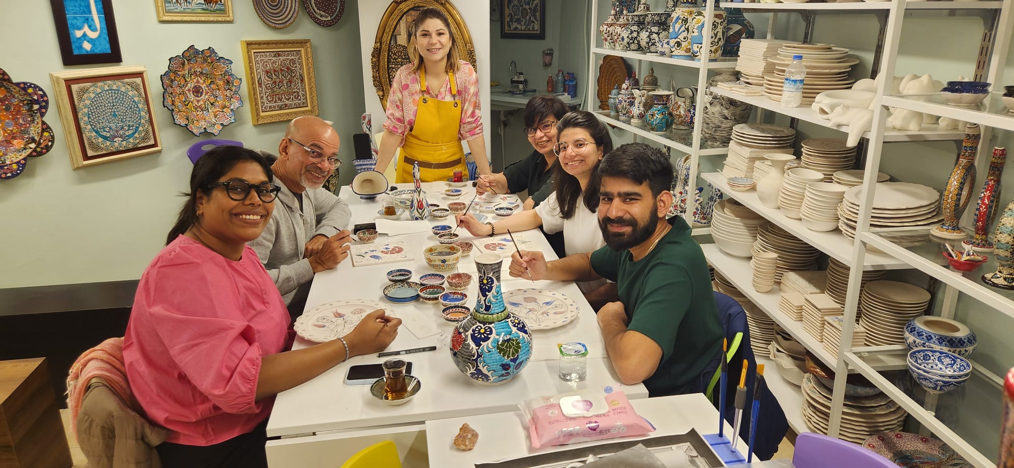 Istanbul Mosques and Tile Art Workshop Experience